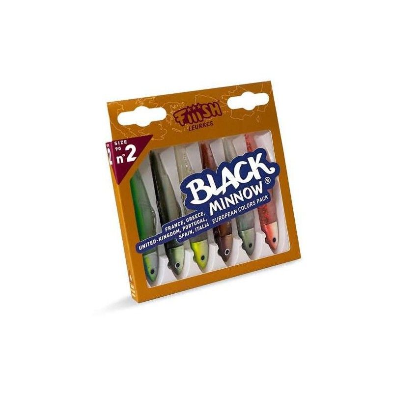 Black Minnow Nº3 120mm. European Pack - Off Shore - 25g