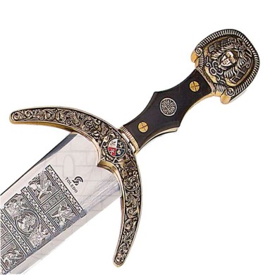 Espada MarcoPolo negro/oro
