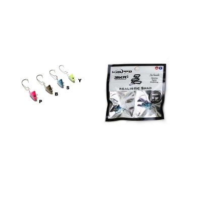 Kisuto Realistic Shad 6gr Jig Heads