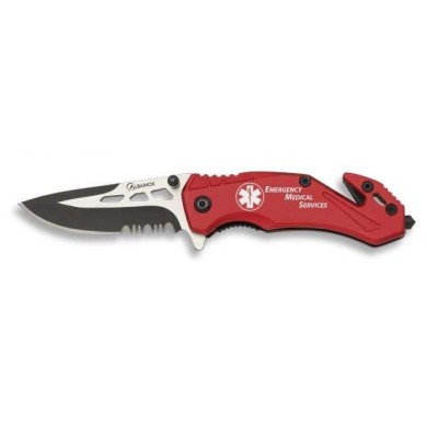navaja Albainox seguridad roja. hoja 5.8