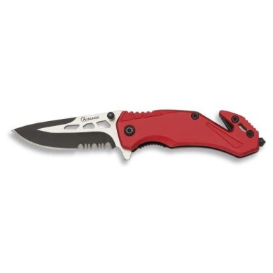 navaja ALBAINOX seguridad roja. hoja 5.8