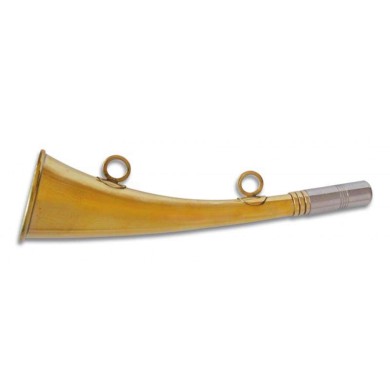 TROMPETA inglesa metalica de caza .25 cm