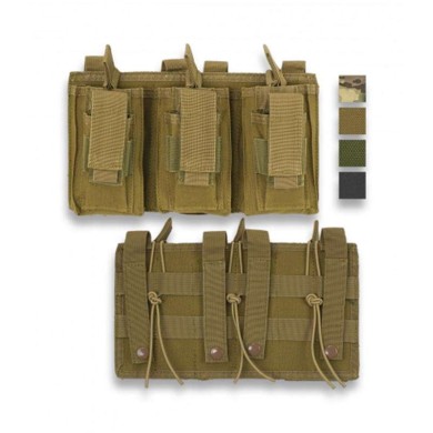 Funda cargador Triple verde