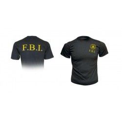 Camiseta M/C F.B.I.Color:NEGRA