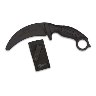 Cuchillo Entrenamiento K25 Negro. H:10.6
