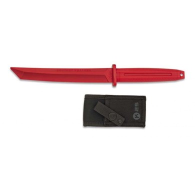 Cuchillo K25 Entrenamiento rojo. H: 18.4