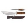 cuchillo albainox funda piel. hoja: 20.5