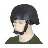 Casco táctico airsoft. Negro