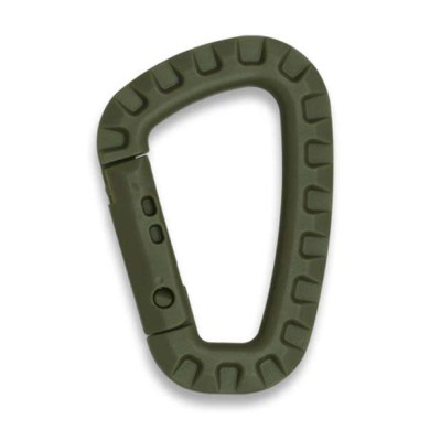 Mosquetón fibra Verde