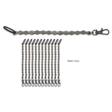 Llavero Cadena metalica. Blister 12pzs