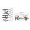 Llavero Armas Blister 12 pzs