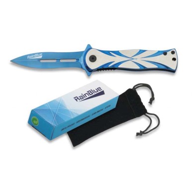 navaja Rainblue. Hoja: 8 cm