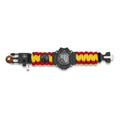 Reloj Dig.Paracord Barbaric + acces. ESP