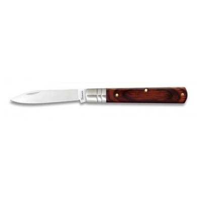 Navaja PISTON. Madera.Hoja: 7 cm
