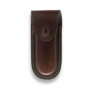Funda ALBAINOX Piel.Marron. 13.5x6 cm