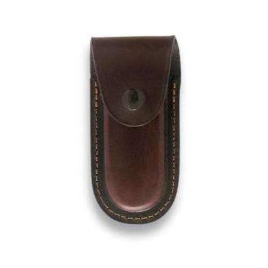 Funda ALBAINOX Piel.Marron. 12x6 cm