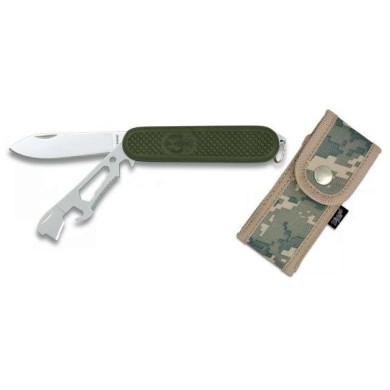 Navaja ALBAINOX USOS.Verde.2 usos 7.7cm