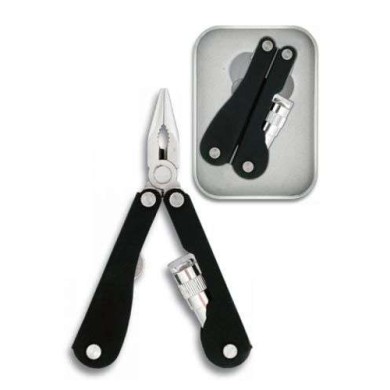 ALICATE ALUMINIO CON LED NEGRO