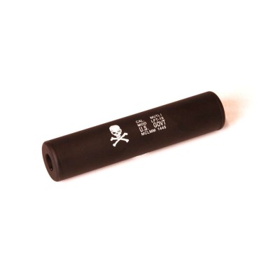 SILENCIAADOR LARGO U.S. GOVT 140MM NEGRO