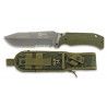 cuchillo tactico verde c/sierra.12.7