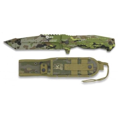 cuchillo K25 SPCB camo titanium c. 14 cm