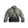 CINTURON MOLLE CON TIRANTES NEGRO