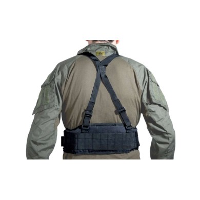 CINTURON MOLLE CON TIRANTES NEGRO