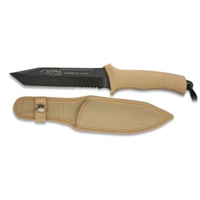 Cuchillo ALBAINOX COMBATE COYOTE. 15 cm