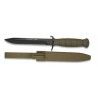 cuchillo coleccion verde con funda ABS