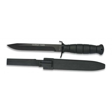 cuchillo coleccion negro con funda ABS.
