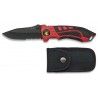 Navaja albainox roja/negra. funda. 8.1