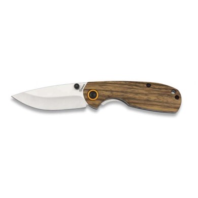 Navaja albainox madera zebra. hoja:6.5cm
