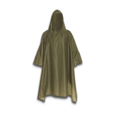 Poncho impermeable Verde.