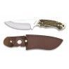 cuchillo albainox con funda simil piel.