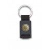 llavero rectangulo negro + cinta negra