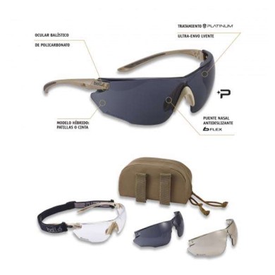 Gafa BOLLE COMBAT KIT TAN.