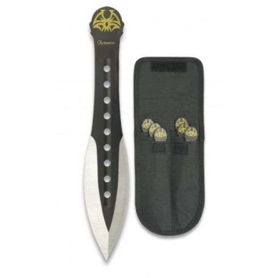 set 6 lanzadores albainox con funda