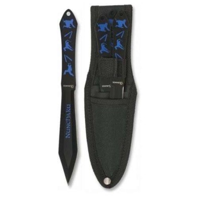 set 3 lanzadores ninja  16.9cm