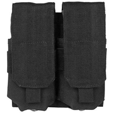 POUCH PORTA CARGADOR. M4 / M16 NEGRO DOBLE