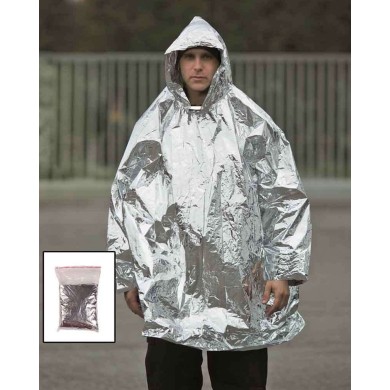 PONCHO SURVIVAL SILVER