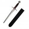 Cuchillo de Combate "Jerusalem" INOX c/v cuero