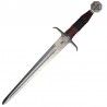 Cuchillo de Combate "Jerusalem" INOX c/v cuero