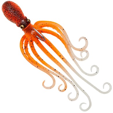 SEÑUELO SG 3D OCTOPUS 35G 10CM UV ORANGE