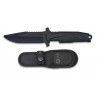 Cuchillo entrenamiento K25 negro.