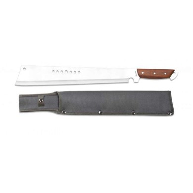 machete Albainox. Puño madera. hoja: 37