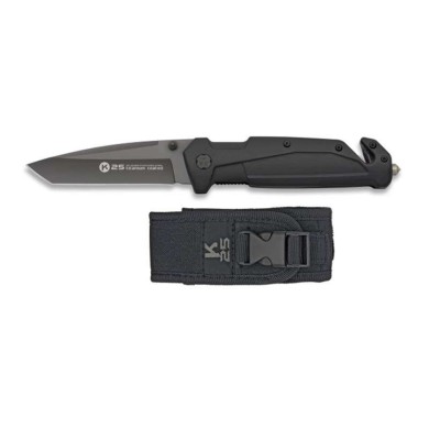 Navaja K25 goma. titanium coated. hoja:9