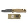 Navaja K25 goma. titanium coated TAN. 9