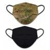 Mascarilla reversible camo - negro