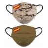 Mascarilla reversible árida - coyote