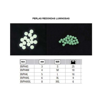 PERLAS VERCELLI REDONDAS LUMINOSAS
